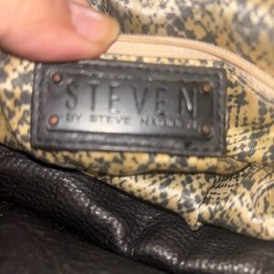 Steve Madden Black Leather Purse